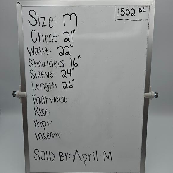 J. Crew Womans size M Linen Cotton Button Up Shirt Blue White Stripe BY037 NEW - Picture 9 of 9